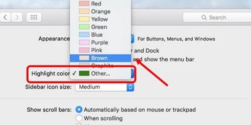 word for mac change highlight color